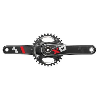 Шатуни SRAM X01 DH, карбон, 165 мм, 34T, BCD 94 мм, BB30
