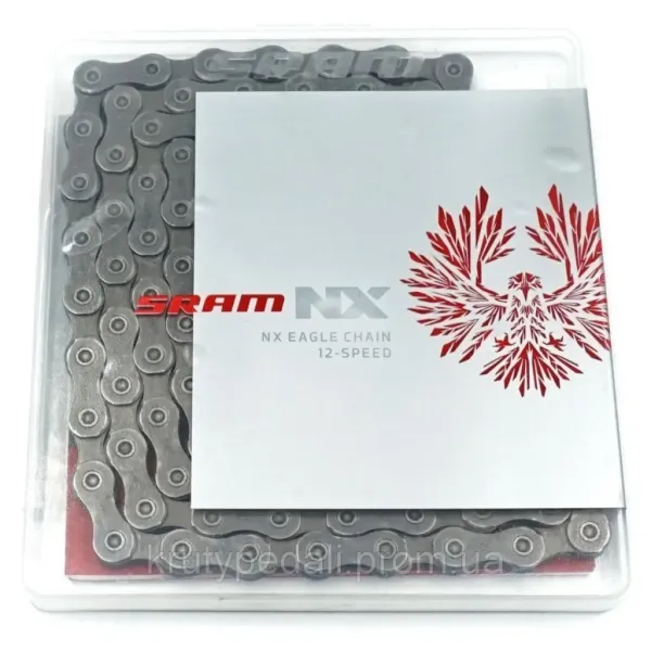 Ланцюг SRAM CN NX EAGLE 12 швидкостей, 126 ланок, PowerLock Ланцюг SRAM CN NX EAGLE 12 швидкостей, 126 ланок, PowerLock