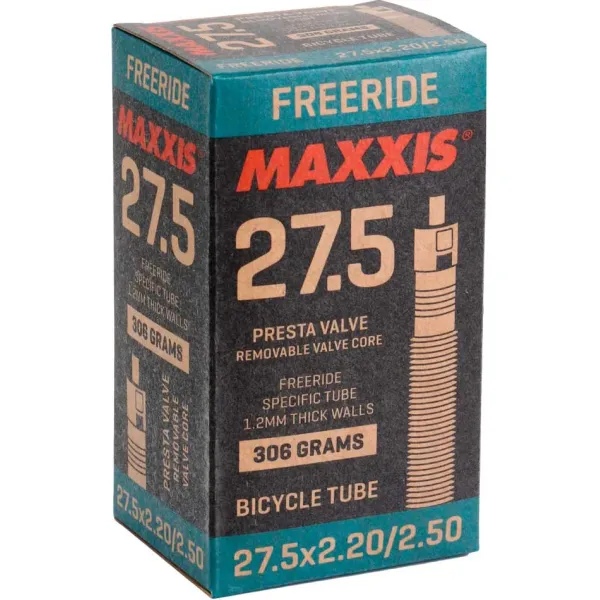 Камера Maxxis FREERIDE 27.5x2.2/2.5 Presta 48 мм Камера Maxxis FREERIDE 27.5x2.2/2.5 Presta 48 мм
