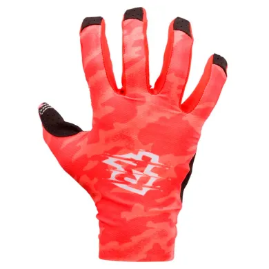 Велорукавички Race Face Ambush Camo Red