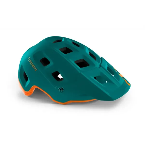 Шолом MET Terranova CE Alpine Green Orange Matt Glossy