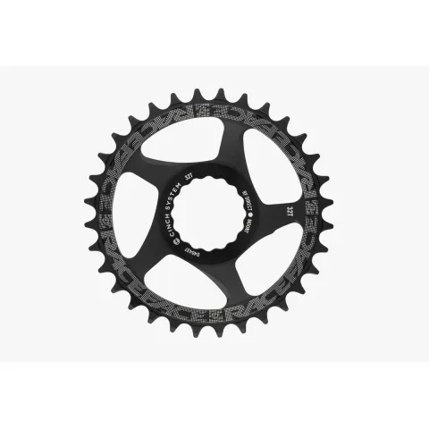 Зірка RACE FACE CHAINRING, CINCH, DM, 34T, MATTE BLK, 10-12S