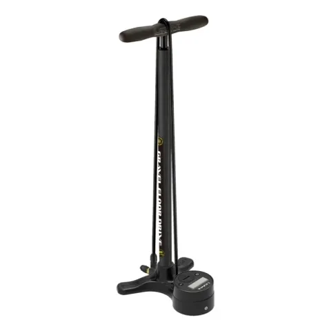 Підлоговий насос LEZYNE GRAVEL DIGITAL DRIVE Чорний матовий 100psi