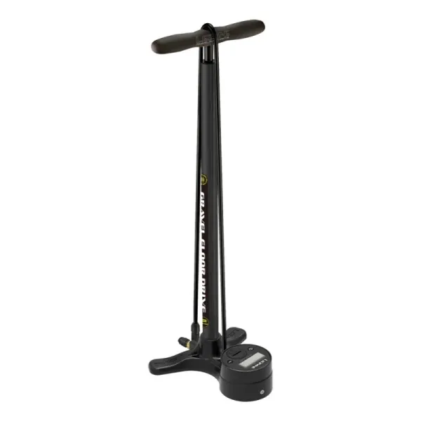 Підлоговий насос LEZYNE GRAVEL DIGITAL DRIVE Чорний матовий 100psi