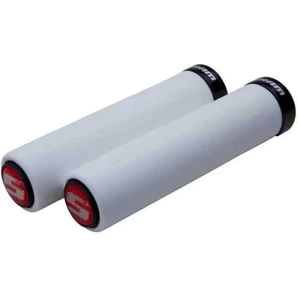 Гріпси SRAM Locking Grips Foam 129 мм Білий / Чорний