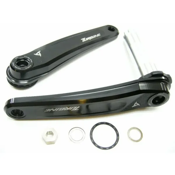 Шатуни RaceFace Turbine Cinch, 175 мм, вал 143 мм, чорний