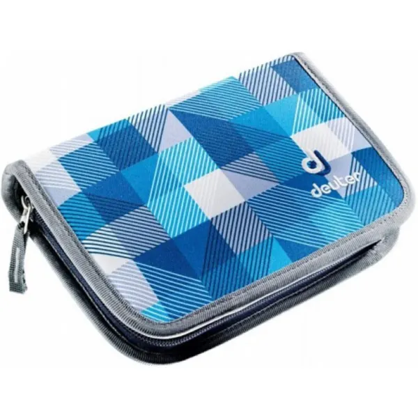 Пенал DEUTER Pencil Box 3016 blue arrowcheck з олівцями Пенал DEUTER Pencil Box 3016 blue arrowcheck з олівцями