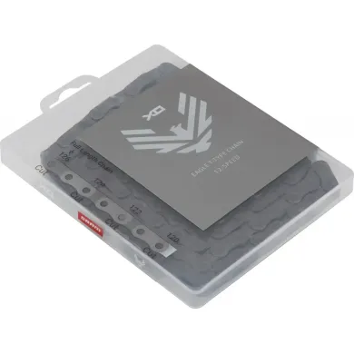 Ланцюг SRAM X0 Eagle Transmission Flattop, 12 швидкостей, 126 ланок, чорний