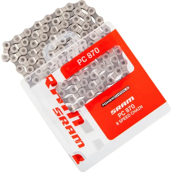 Ланцюг SRAM PC870 114 звеньев 8 швидкостей Ланцюг SRAM PC870 114 звеньев 8 швидкостей