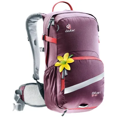 Рюкзак DEUTER Bike I 18 SL aubergine-coral