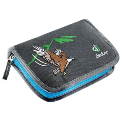 Пенал DEUTER Pencil Box 4032 granite-turquoise з олівцями
