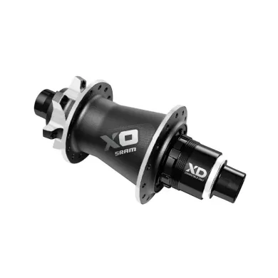 Задня втулка SRAM X0 DH 6-Bolt Disc 32 отвори XD Driver Body (11/12 швидкостей), Black/Silver, 12x150/157 мм