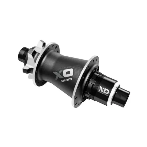 Задня втулка SRAM X0 DH 6-Bolt Disc 32 отвори XD Driver Body (11/12 швидкостей), Black/Silver, 12x150/157 мм