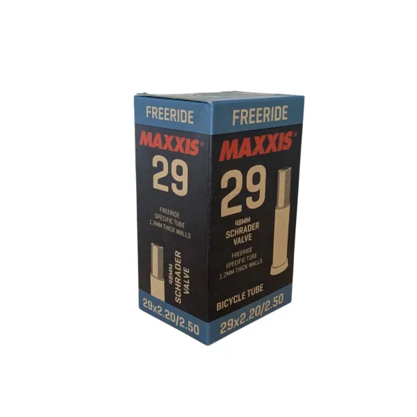Камера Maxxis FREERIDE 29x2.2/2.5, ніпель Schrader AV 48 мм Камера Maxxis FREERIDE 29x2.2/2.5, ніпель Schrader AV 48 мм