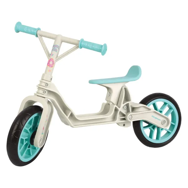 Беговел POLISPORT Balance Bike термопластиковый, 2–5 лет, до 25 кг, кремовый/ментоловый