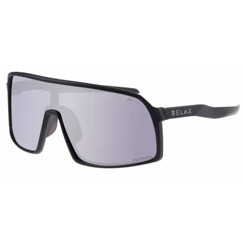 Relax Prati Окуляри сонцезахисні чорні матові, лінза smoke (Polarized TAC), White Sensor, кат. 3