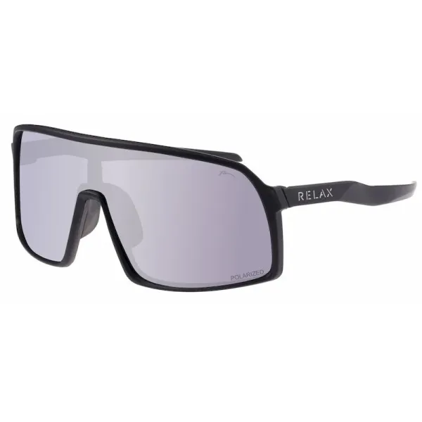 Relax Prati Очки солнцезащитные черные матовые, линза smoke (Polarized TAC), White Sensor, кат. 3