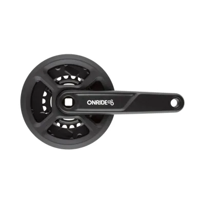 Комплект шатунів ONRIDE Duet 1110P, квадрат, 175 мм, 36-22T, 11/10/9 шв., чорний