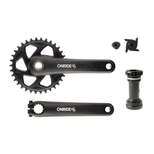 Комплект шатунів Onride Solo Pro 1150, Hollowtech, 170 мм, 34T, Direct Mount, 11 швидкостей, з кареткою