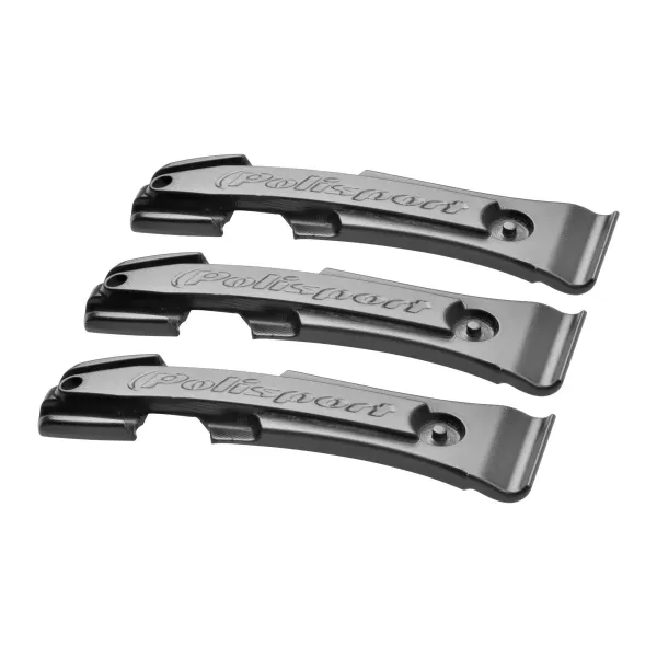 Бортувальні лопатки POLISPORT Tire Lever, литі пластикові, чорний, 3 шт.