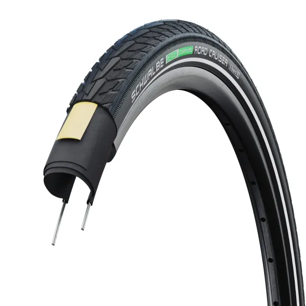 Покришка Schwalbe Road Cruiser 26x1.75 (47-559) Active, K-Guard, TwinSkin, Green
