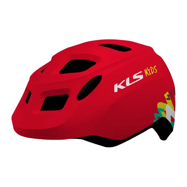 Дитячий шолом KLS Zigzag 022 S (50-55 см) червоний Дитячий шолом KLS Zigzag 022 S (50-55 см) червоний