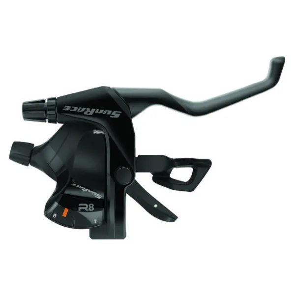 Моноблок SunRace F803 левый, 3 скорости, совместим с V-Brake