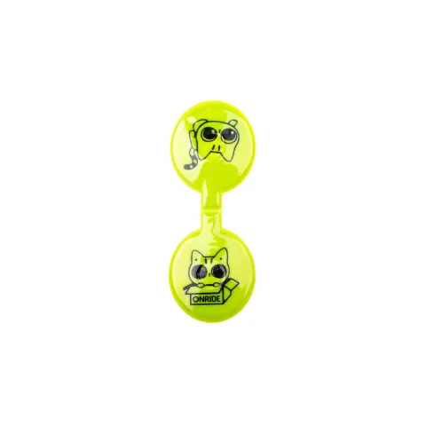 Світловідбиваюча кліпса на магнітах Onride Котики