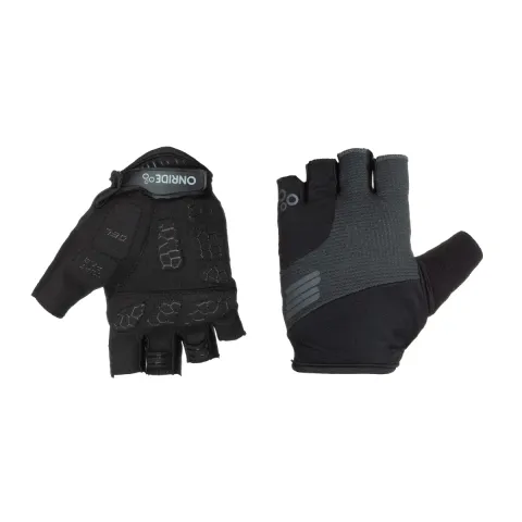 Перчатки Onride Clutch, гелевые подушечки, серый/черный, XXL