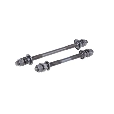 Комплект осей Kenli KL-901, під гайки, перед + зад, 150/190 мм, сталь