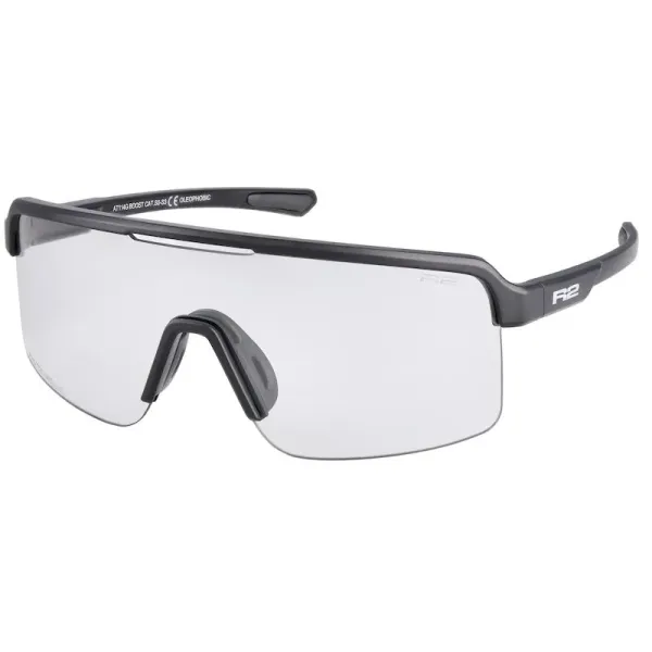 Окуляри R2 BOOST black (matt), лінза clear to grey PC Photochromic, кат. 0-3