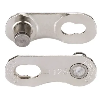 Замок ланцюга KMC Flat NR Silver, SRAM 13/12 швидкостей, 1/2