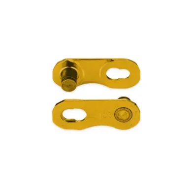 Замок ланцюга KMC Flat NR Gold, SRAM 13/12 швидкостей, 2 шт., одноразовий