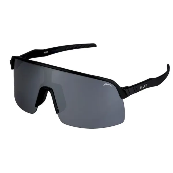 Окуляри Relax Judo black matt, лінза smoke (PC), silver mirror, кат. 3 Окуляри Relax Judo black matt, лінза smoke (PC), silver mirror, кат. 3