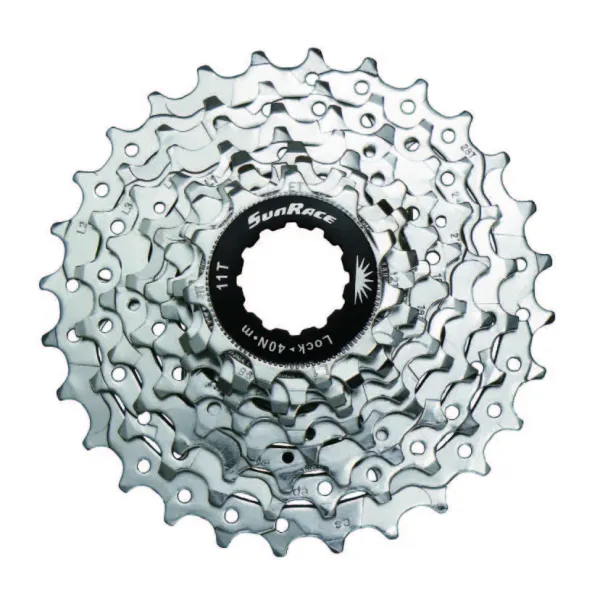 Касета SunRace CSR91 9AQ, 9 швидкостей, 11-25T, Nickel