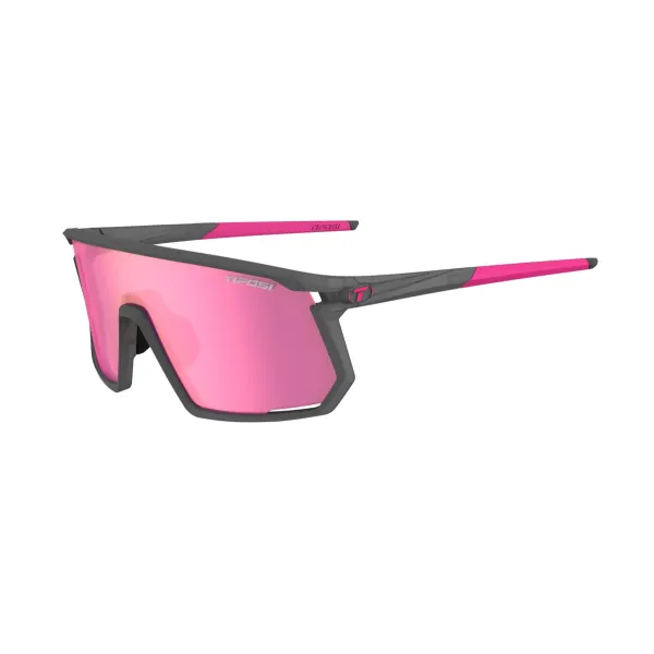 Tifosi Moab Satin Vapor велосипедні окуляри, лінзи Clarion Sunset Pink (13%)/AC Red (39%)/Clear (90%)