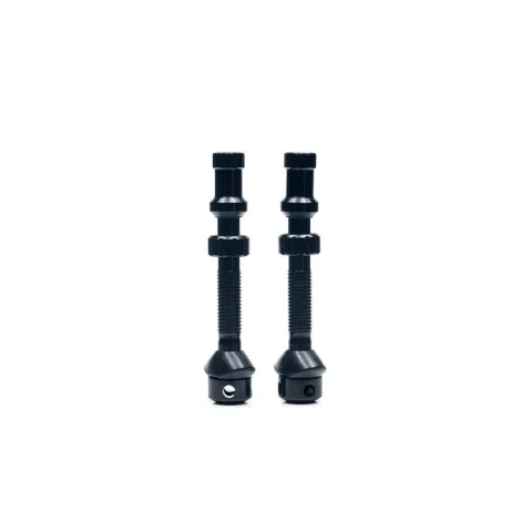 Бескамерный ниппель Stan's NoTubes Universal+ Valves, Presta, 35 мм, алюминий, пара, чёрные