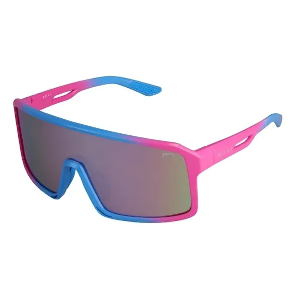 Очки Relax Gull, оправа pink/blue matt, линза brown PC, rose revo, кат. 3 Очки Relax Gull, оправа pink/blue matt, линза brown PC, rose revo, кат. 3