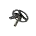 Комплект шатунів Onride Solo Pro 1210, Hollowtech, 170 мм, 42T, BCD 110 мм, 12/11 швидкостей, з кареткою