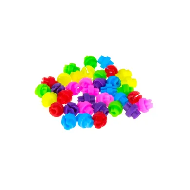 Прикраси на шприхи ONRIDE Rattle, 36 шт., кольорові