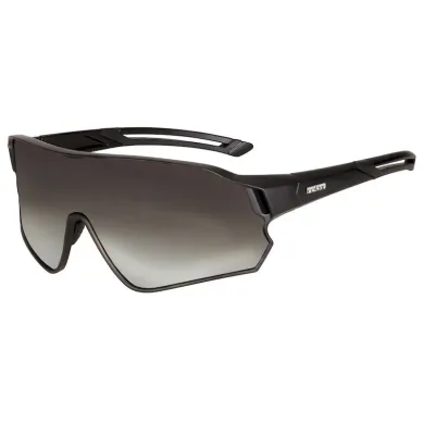 Очки Relax Artan black matt, линза smoke (TAC 1,1mm Polarized), silver mirror, кат. 0