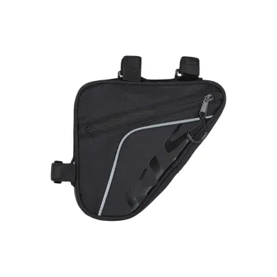 Сумка на раму KLS Wedge ECO, чорна, 0,9 л
