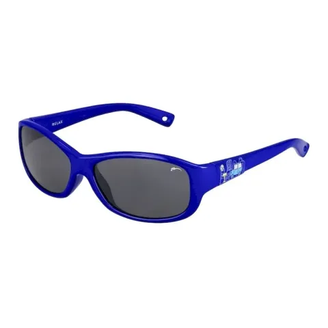 Окуляри Relax Meleda, оправа blue shiny, лінза smoke (PC), кат. 3, арт. R3064E