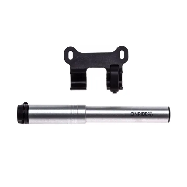 Насос компактный ONRIDE Slate 10 алюминиевый, 120 PSI, с выдвижным шлангом, головка FV/AV