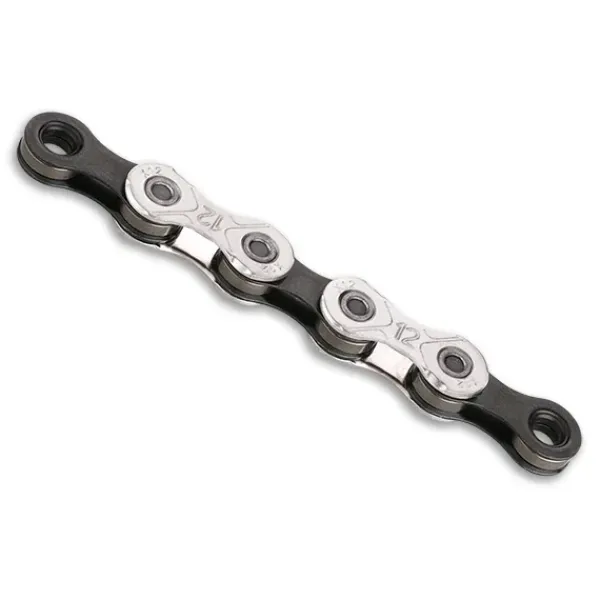 Цепь KMC X12 Silver/Black 12 скоростей, 126 звеньев, с замком, OEM (уп. 5 шт.)