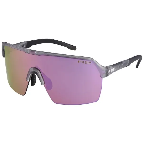 Окуляри R2 CLIFF, колір оправи grey (crystal, matt), лінза brown (pink chrome) PC High contrast HD, кат. 3