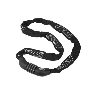 Замок ланцюговий кодовий KLS Chainlock 4 4x1000 мм чорний