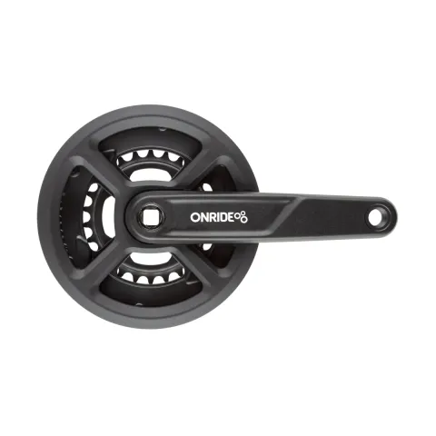 Комплект шатунів Onride Duet 1110P, під квадрат, 175 мм, 40-26T, 11/10/9 швидкостей, чорний