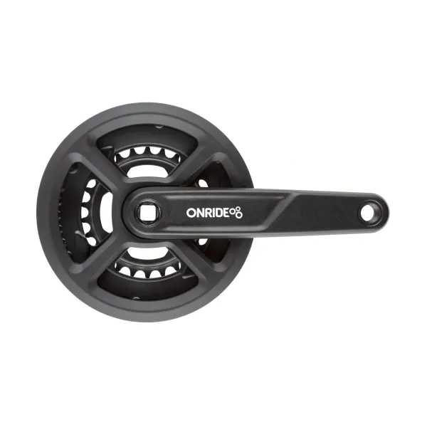 Комплект шатунів Onride Duet 1110P, під квадрат, 175 мм, 40-26T, 11/10/9 швидкостей, чорний