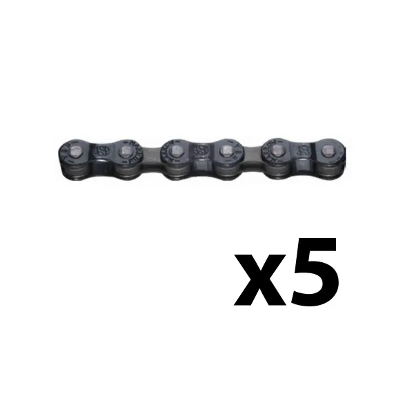 Цепь ONRIDE P50 7/6 скоростей, 116 звеньев, Blue/Brown, с замком